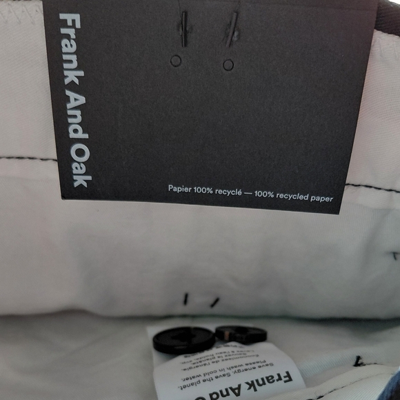 Frank & Oak Men's Black Chinos - Picture 7 of 9